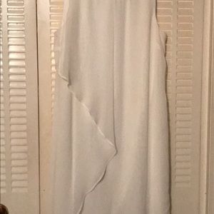 Off white dress with slight snag